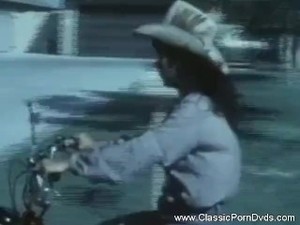 Horny MILF in a classic ways