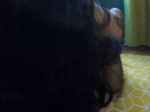 Vintage blow job at the window