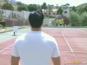 Outdoor fuck after tennis game