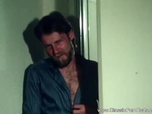 Old Time Threesome BJ For Dad