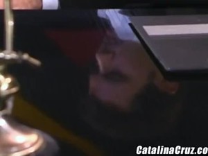 Julia Ann vintage porn drilling and cum