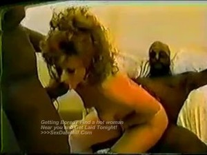 Vintage Wife and Two Black Cocks