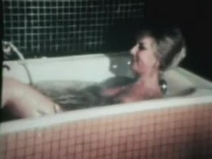 bathtime for vintage beauty