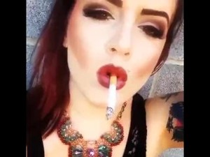Sluty milf smoking