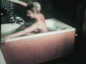 bathtime for vintage beauty